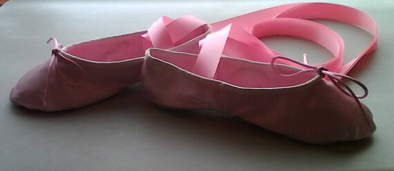 Ballerina slippers shop with ribbons