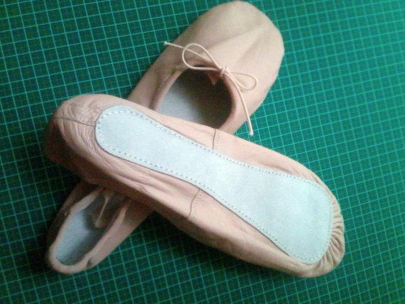 pink leather ballet slippers