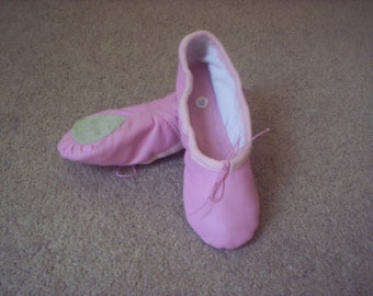 Leather Ballet Slippers Children's Ballet Shoes Split Sole