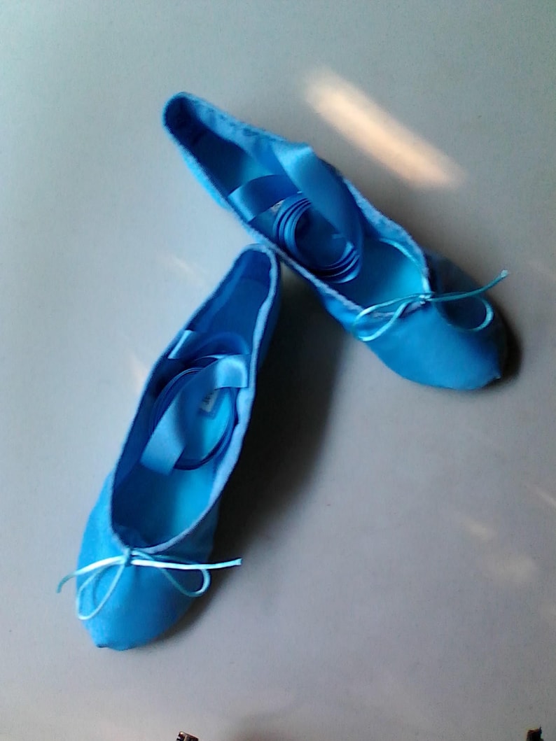 blue ballet slippers