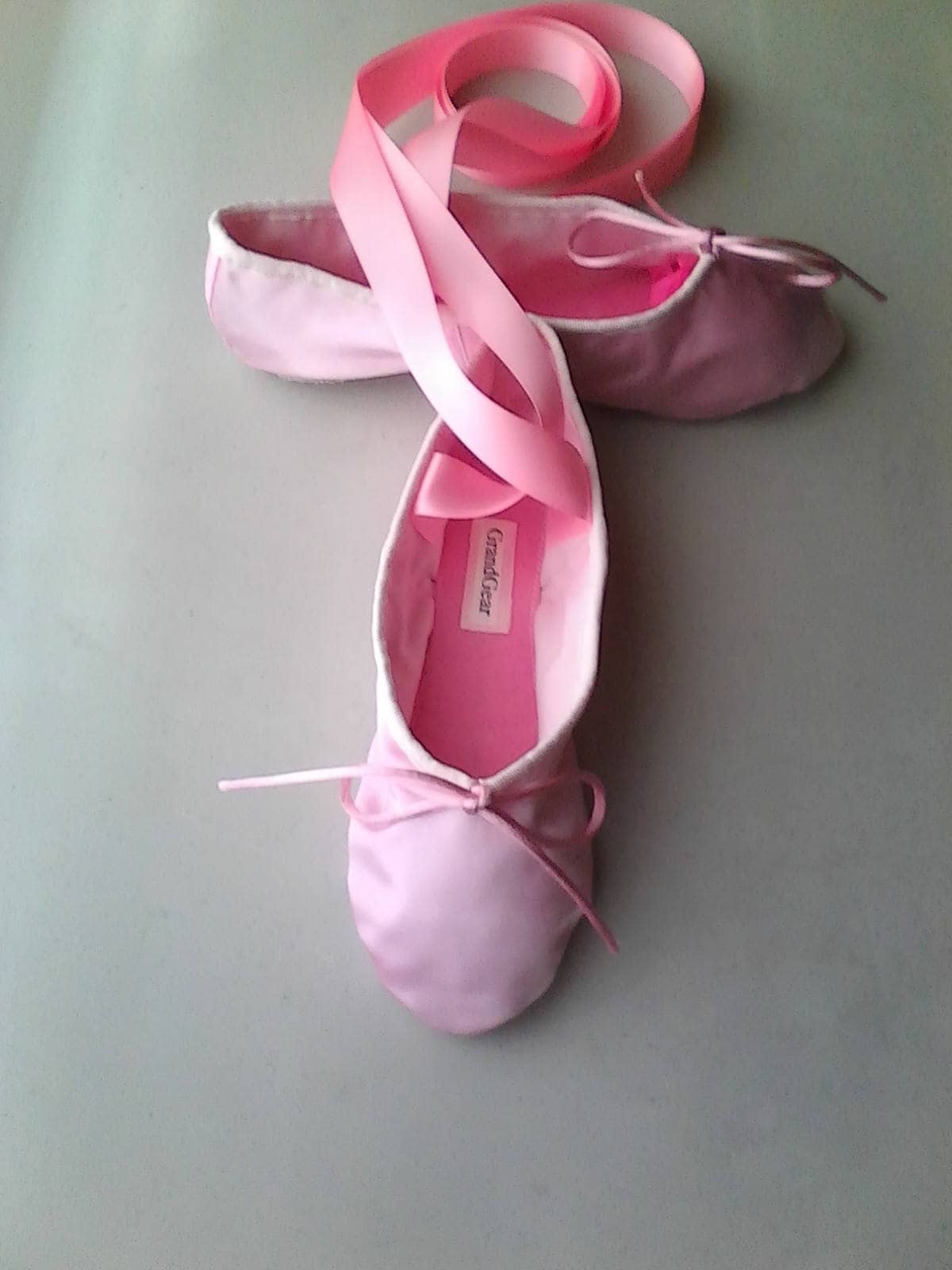 Pink Satin Ballet Slippers with Rose Fits Most Stuffed Animals 14" to 18" Bear 