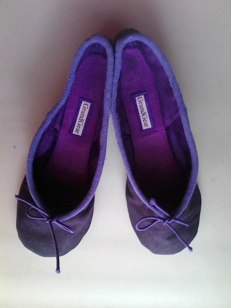 purple ballerina shoes