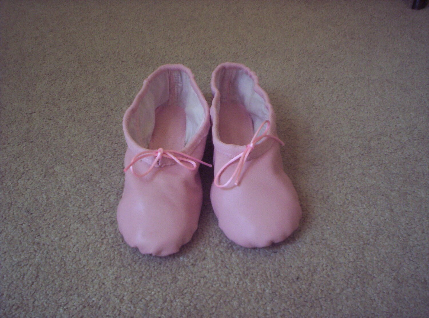 Leather Ballet Slippers full Sole women & Teens Etsy