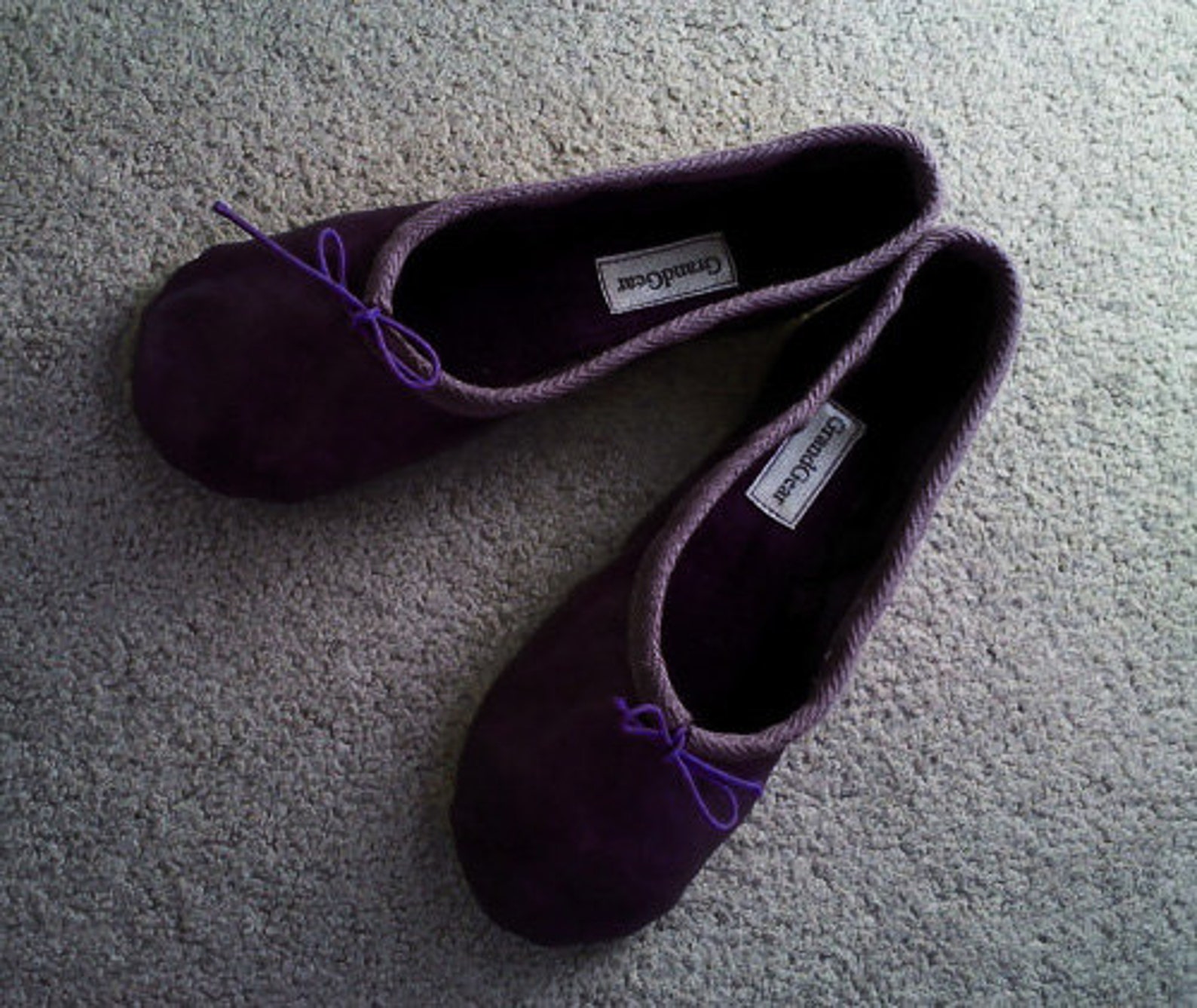 dark aubergine leather ballet shoes - full sole or split sole - adult sizes