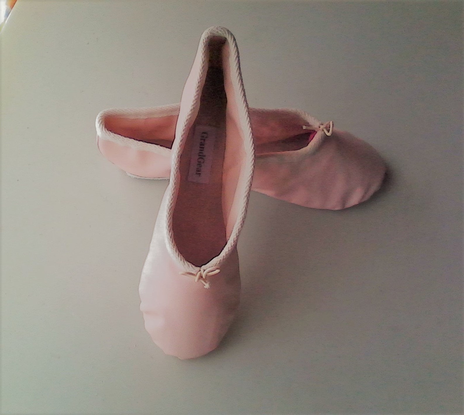 ballet pink leather ballet slippers - adult/women's sizes - full sole or split sole
