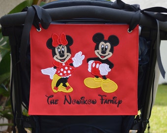 Stroller Spotter Family Banner with 2 characters