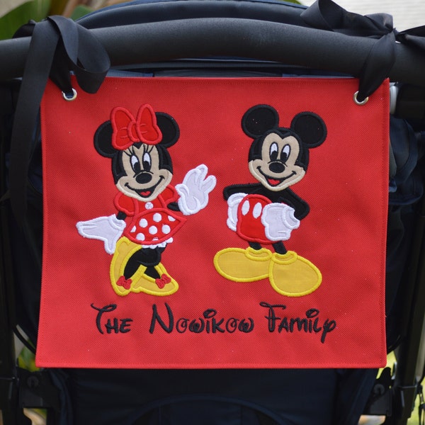 Stroller Spotter Family Banner with 2 characters