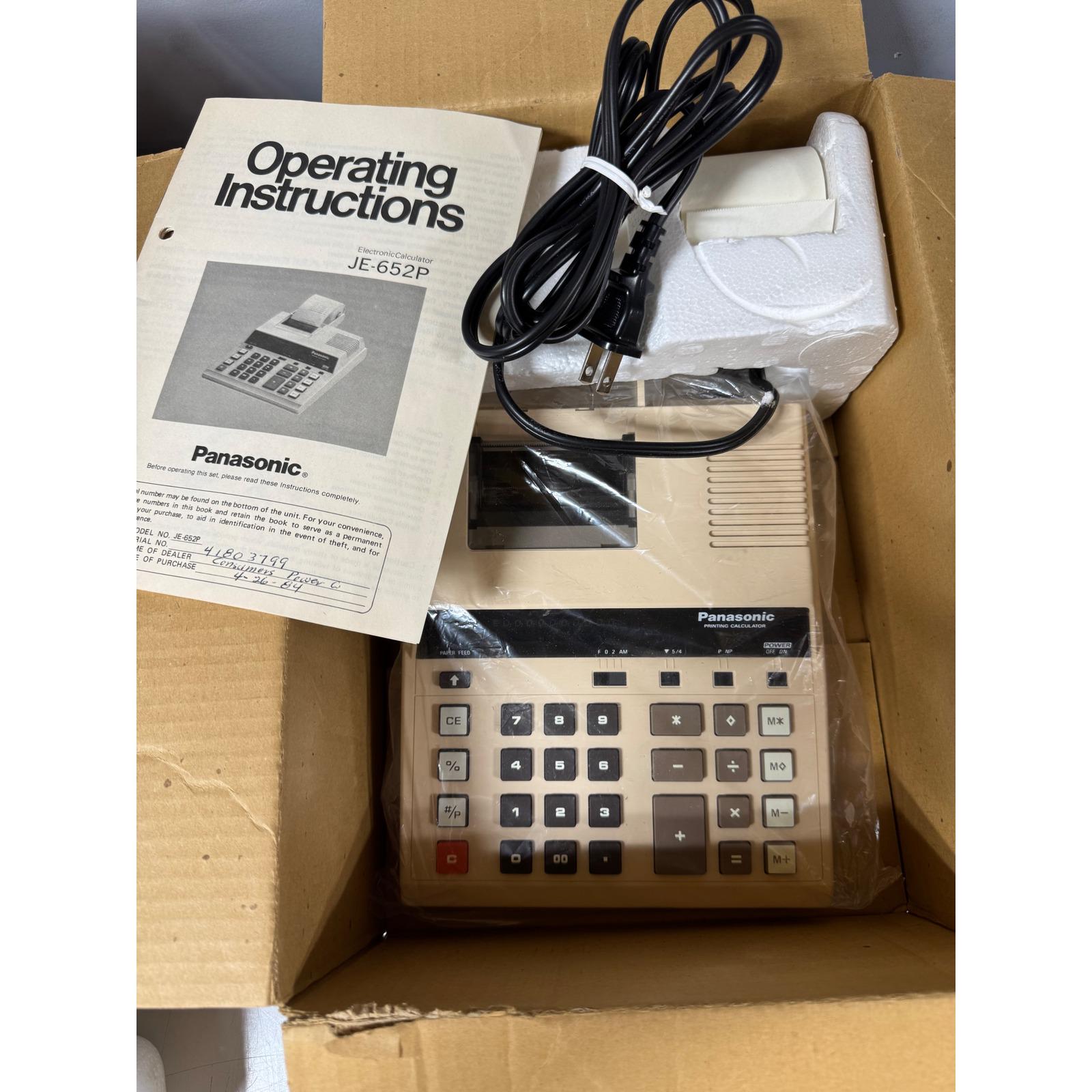 Vintage Calculator Panasonic - Etsy