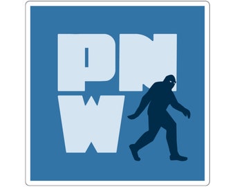 PNW Bigfoot Sticker