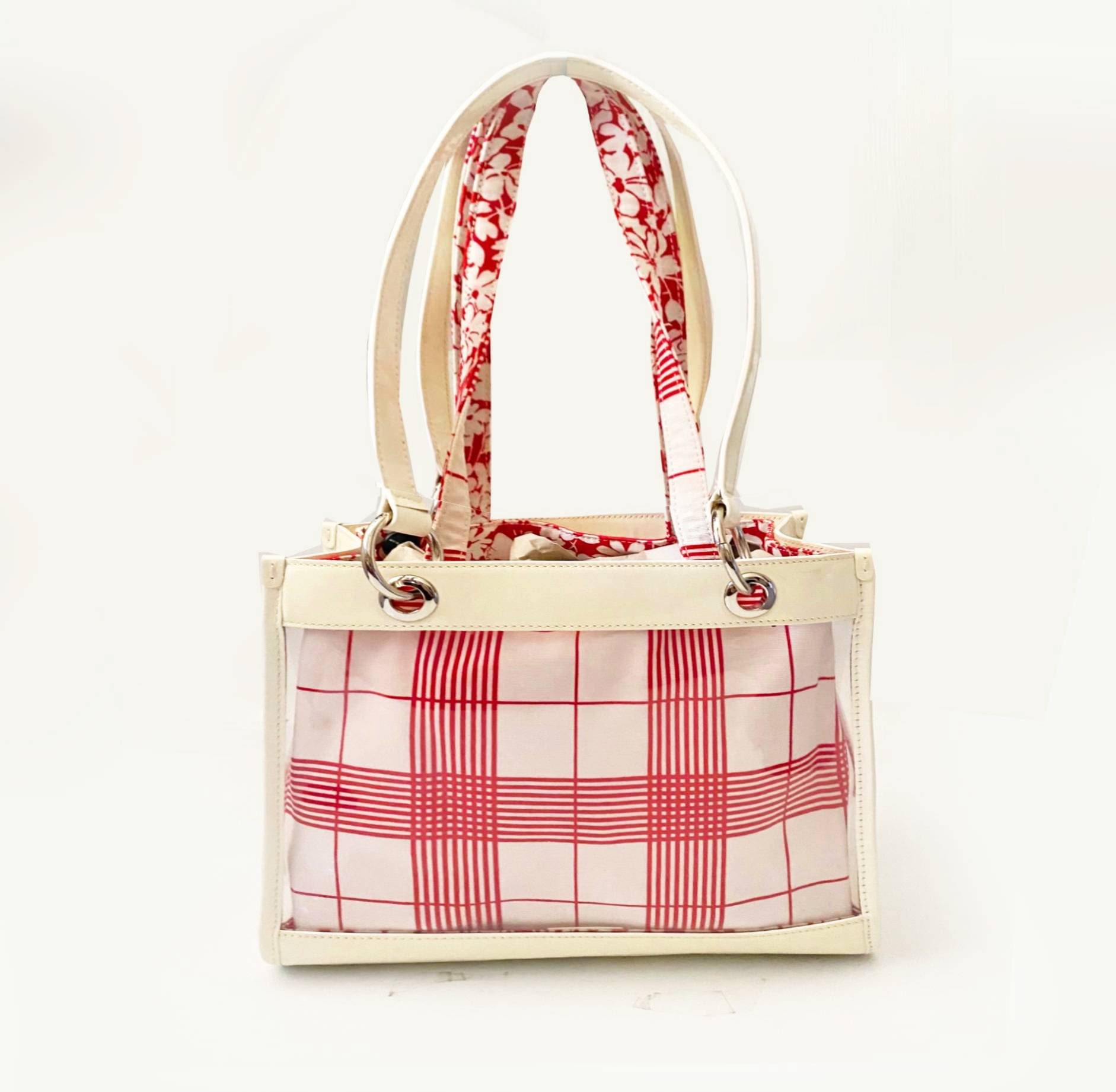 Authentic Vintage Burberry Nova Check Tote Handbag Multiple colors Leather  Cloth ref.450630 - Joli Closet