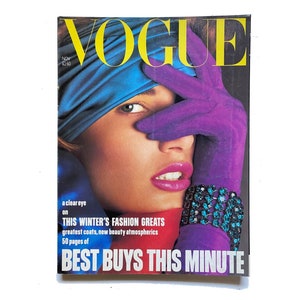 1984 VOGUE Magazine - &quot;More Dash Than Cash&quot;  - Cover by Albert Watson