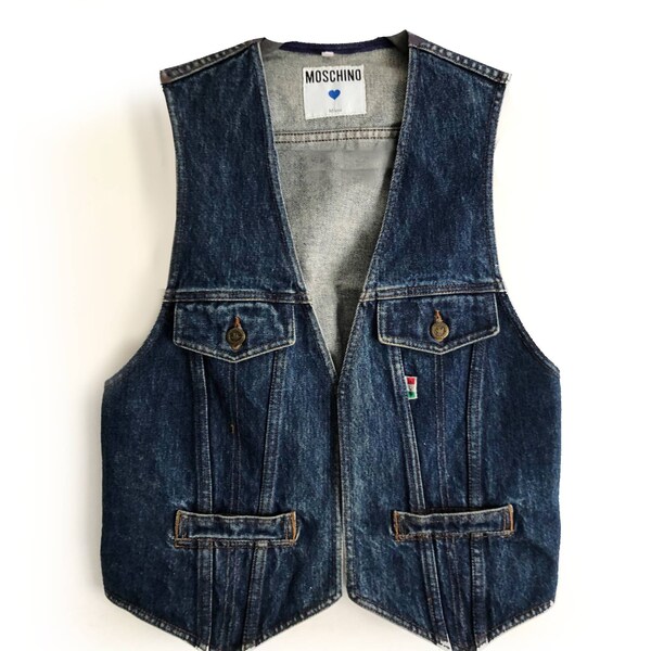 Denim Waistcoat Etsy UK