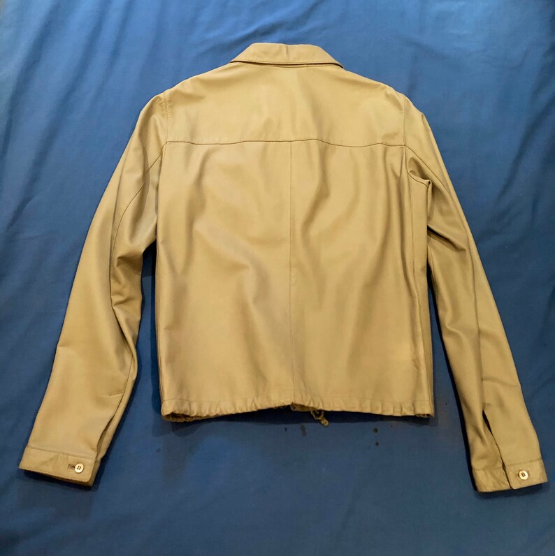 Prada leather shirt jacket image 2