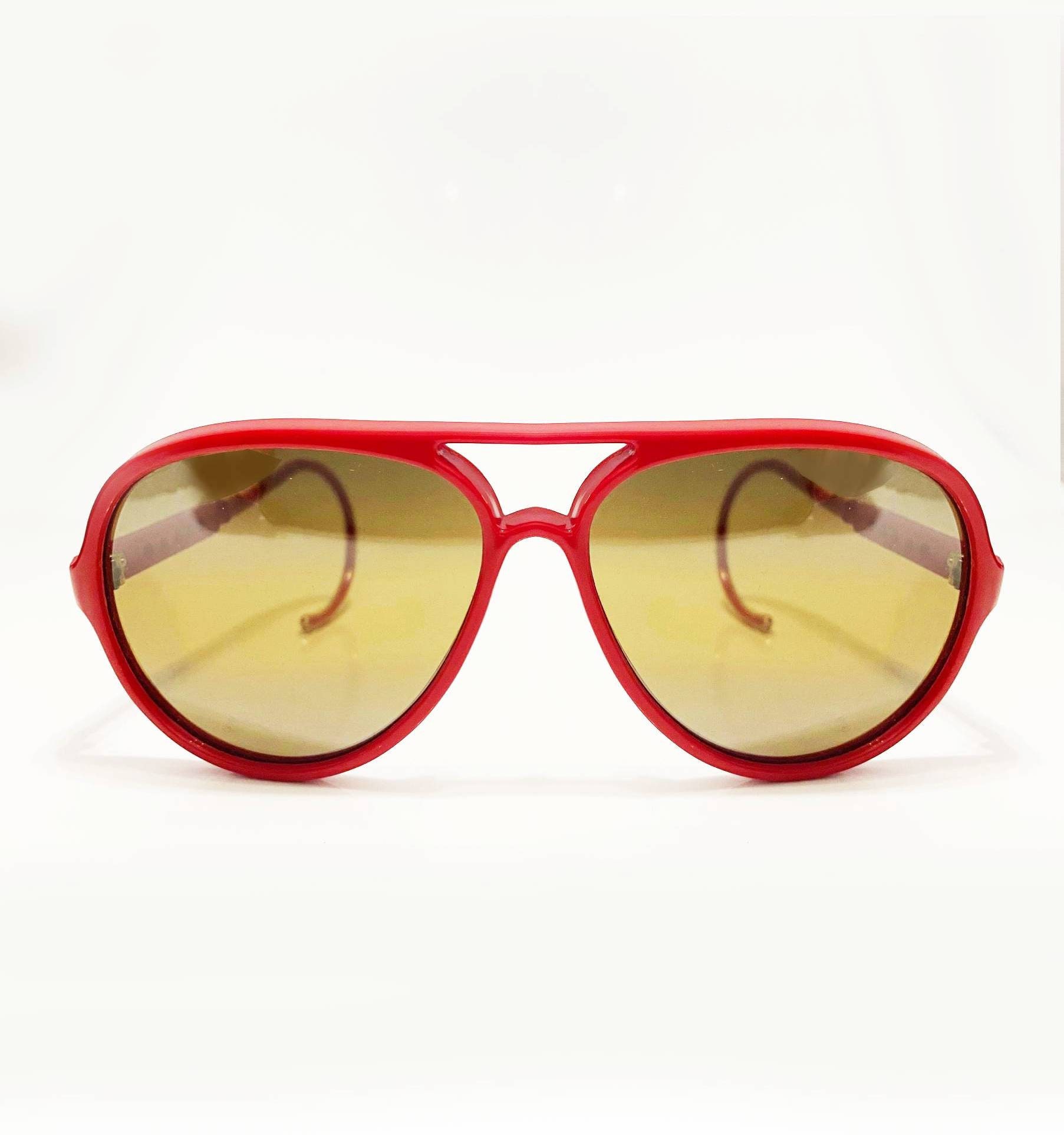 Hound læber elektrode 1980s Rossignol Ski Mirrored Red Sunglasses - Etsy