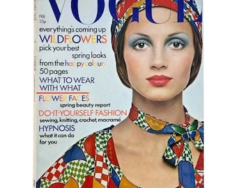 1972 VOGUE Magazine  - Cover by Saul Leiter