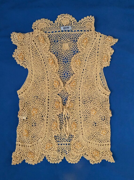 Moschino knitted waistcoat