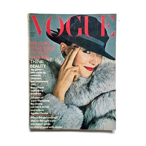 1972 Vogue Magazine - Winter Fashion - photography by Norman Parkinson