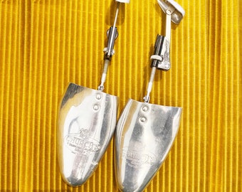 Mid-Century Church's Silver Tone Shoe Tree Stretchers