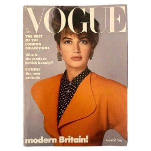 1986 VOGUE Magazine Modern Britain  Saul Leiter