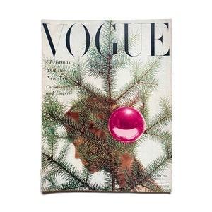 1951 Vogue Magazine- Christmas and the New Year