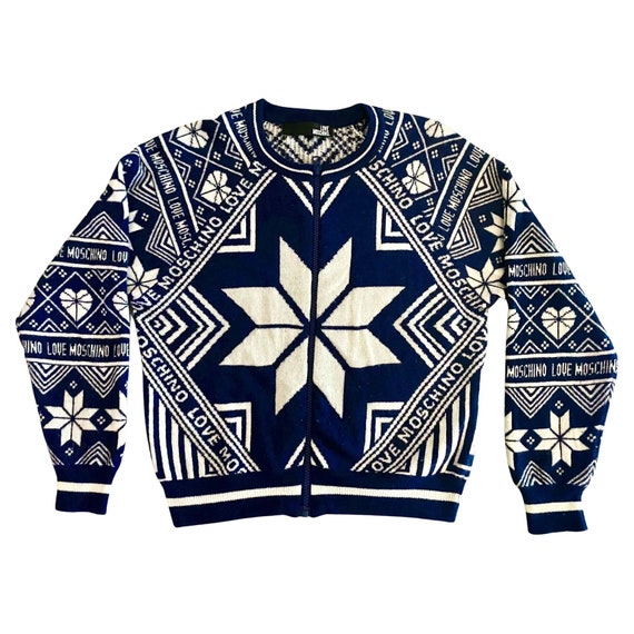 White moschino jumper cheap