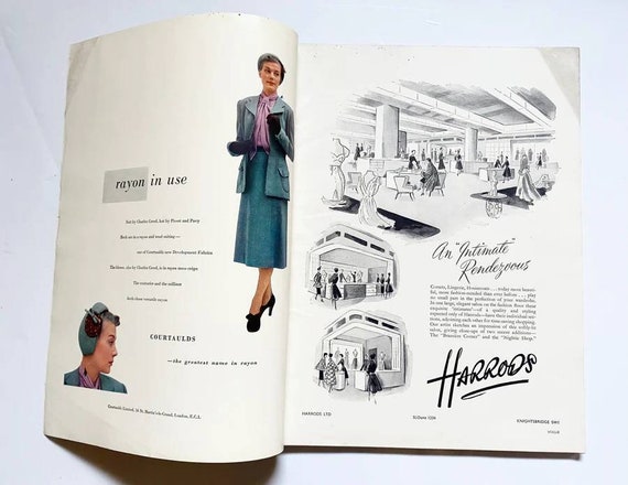 1951 Vogue Magazine- Christmas and the New Year - Etsy