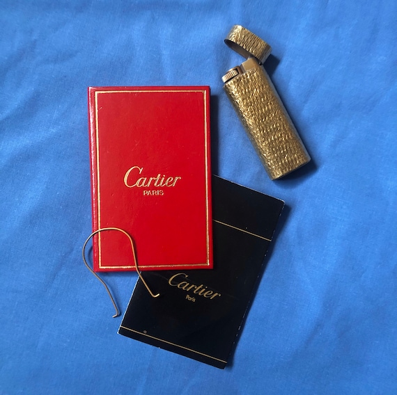 cartier blue lighter