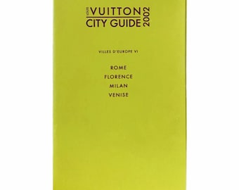Guida della città Louis Vuitton 2002 Edizione francese - Roma Firenze Milano Venezia