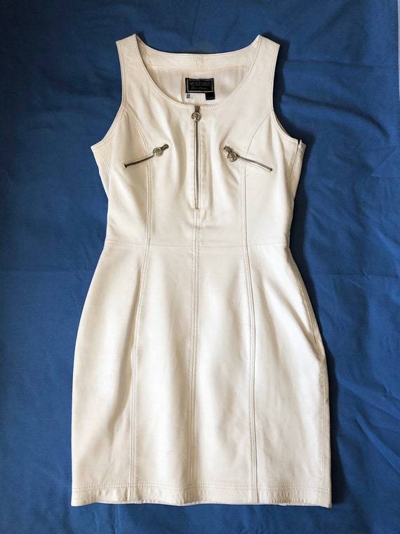 Versace leather dress