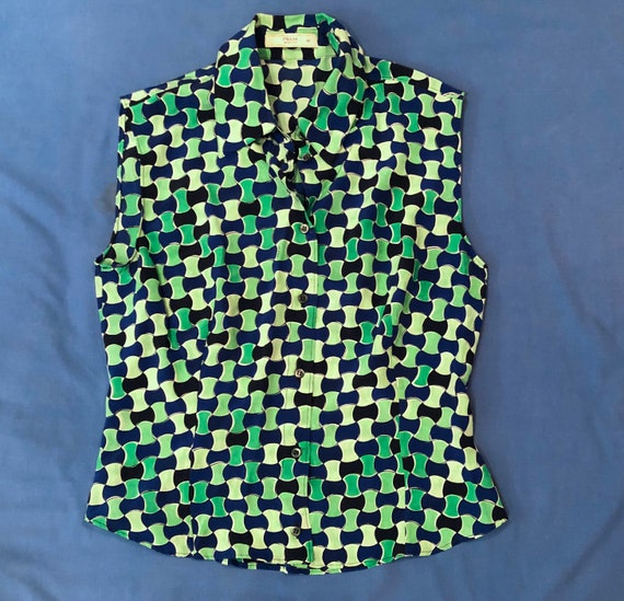 prada silk shirt