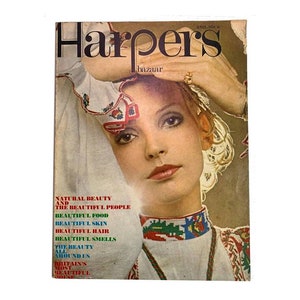 1979 Harper&#39;s Bazaar Magazine - Beautiful Faces and The Beautiful People