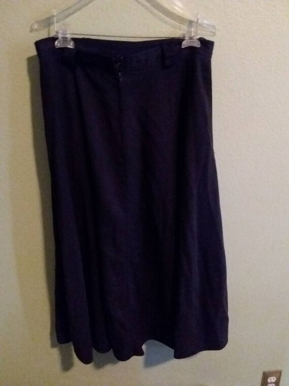 black maxi skirt size 18