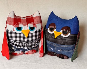 Cuddly Owl Pillow Sewing Pattern
