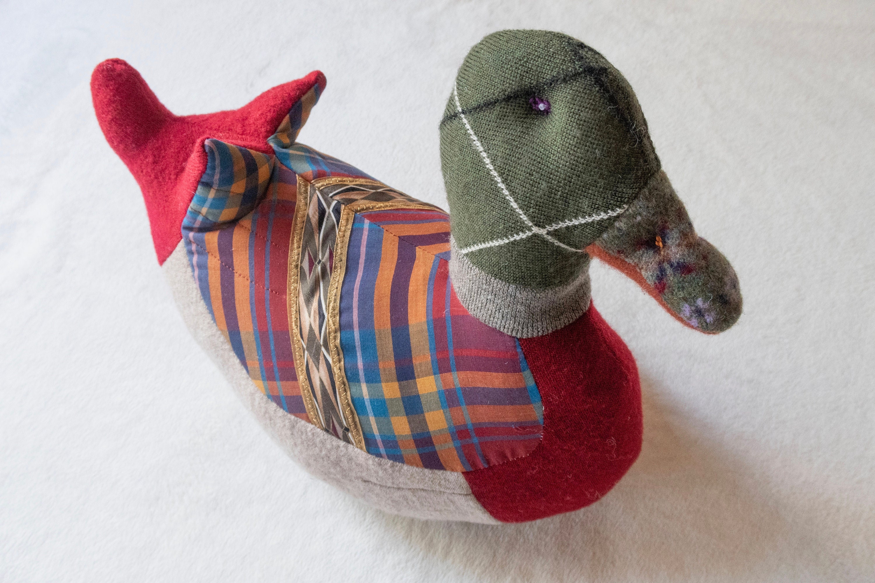Custom: Memory Duck - Stuffed Animal Keepsake / Special Gift