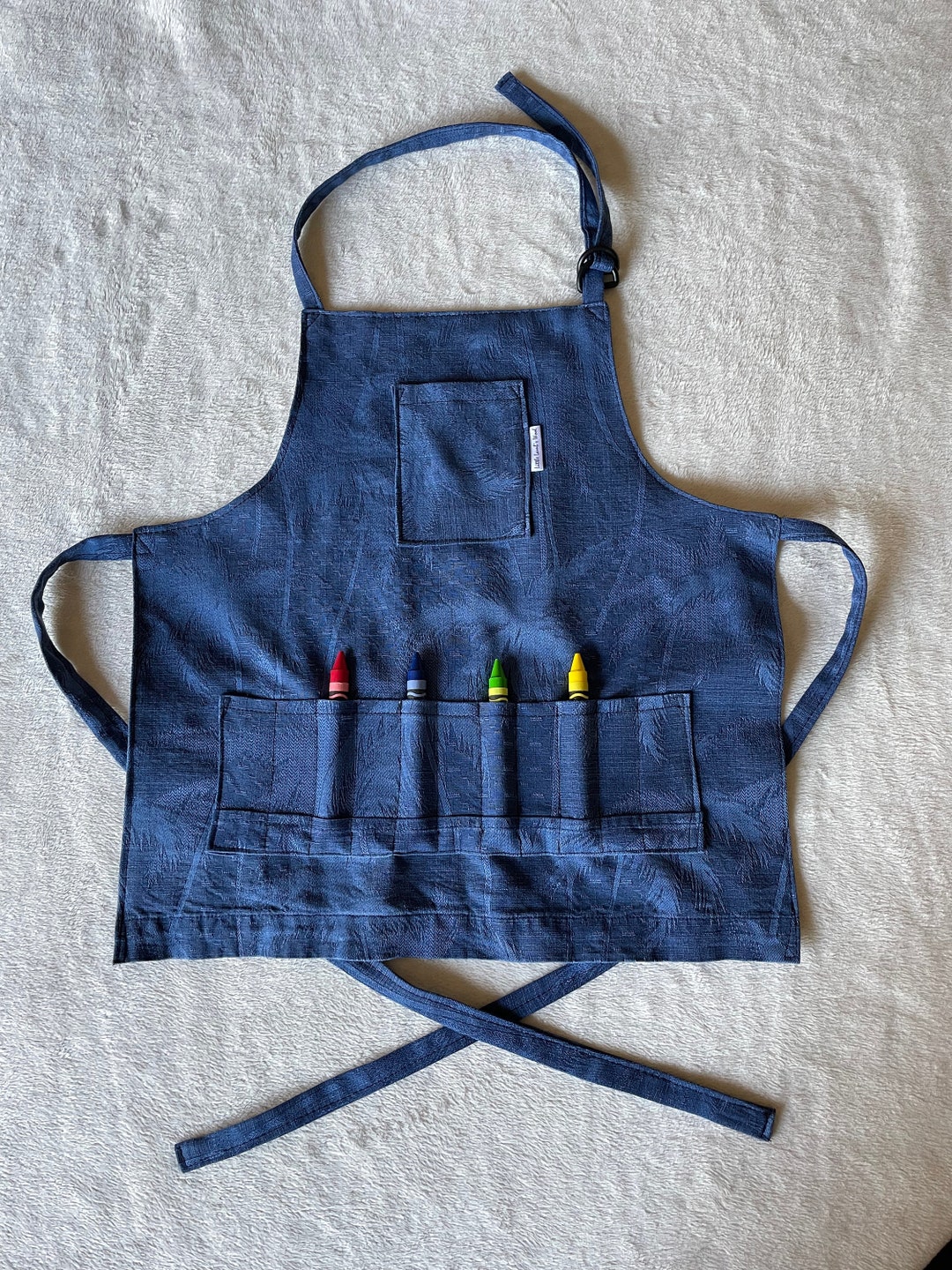 Kid's Crayon Pocket Apron - Custom Memory Gift - Etsy