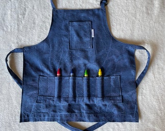 Kid's Crayon Pocket Apron - Custom Memory Gift