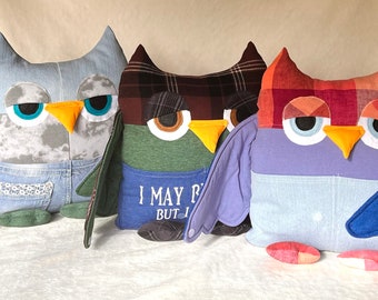 Custom: Owl Memory Pillow