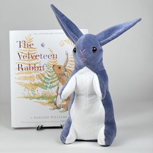 14&quot; Velveteen Rabbit & Book Set - Hardcover 100th Anniversary Book by Marjorie Williams