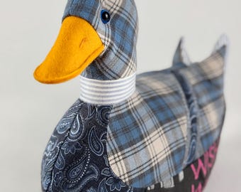 Personalizzato: Paperella della memoria - Peluche ricordo / Regalo speciale