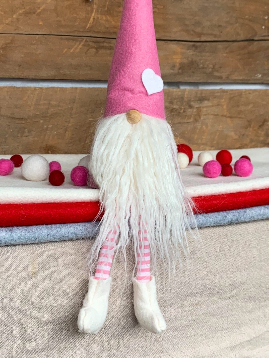 Swedish Love Gnome Nisse 9 Inch Foxglove Pink With Choice - Etsy