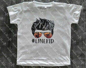 Linekid boy version t shirt-lineman's son-linekid-lineman-power lineman-I love my lineman daddy-future lineman-linelife-toddler shirt