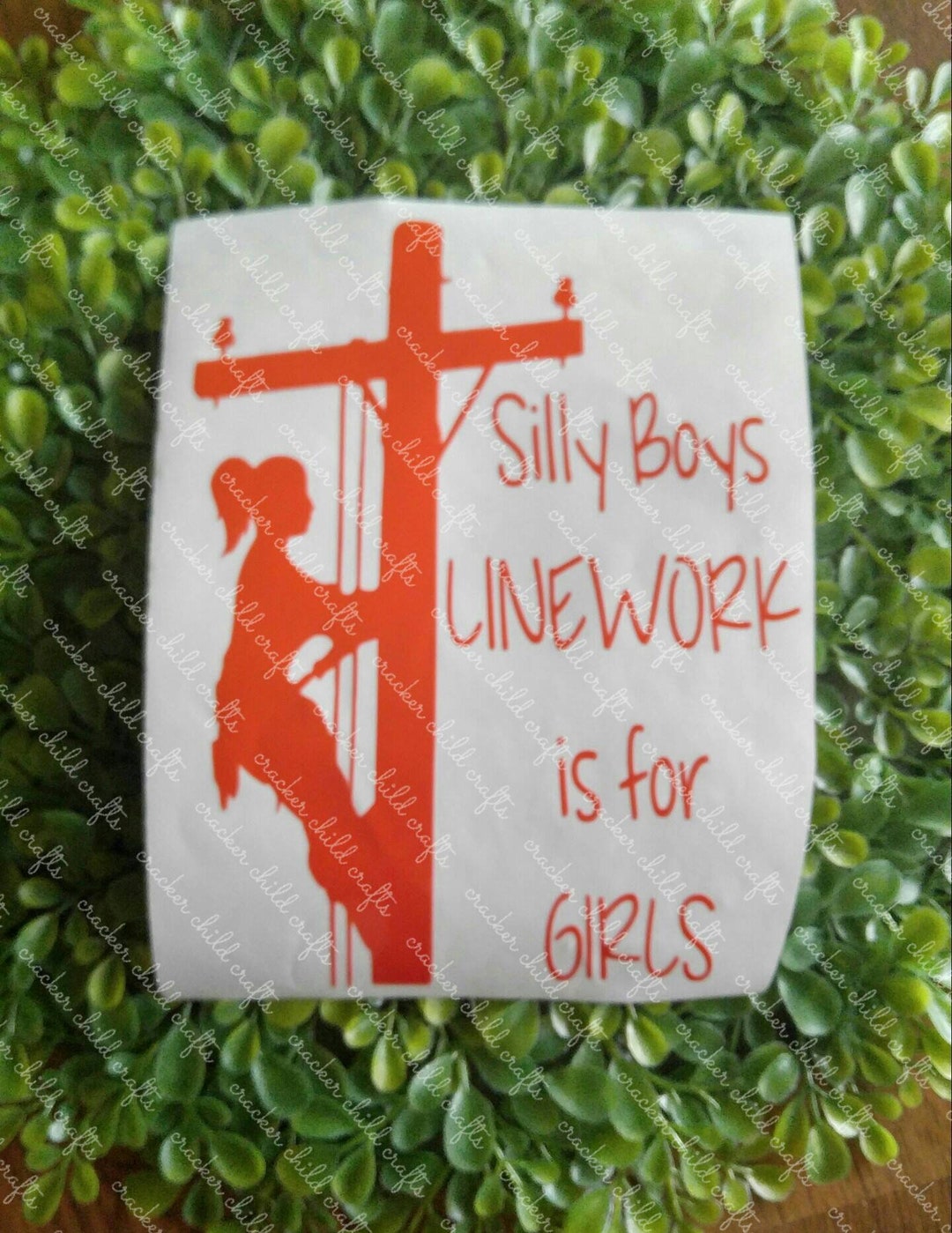 Silly Boys LINEWORK is for Girls Female Lineman - Etsy