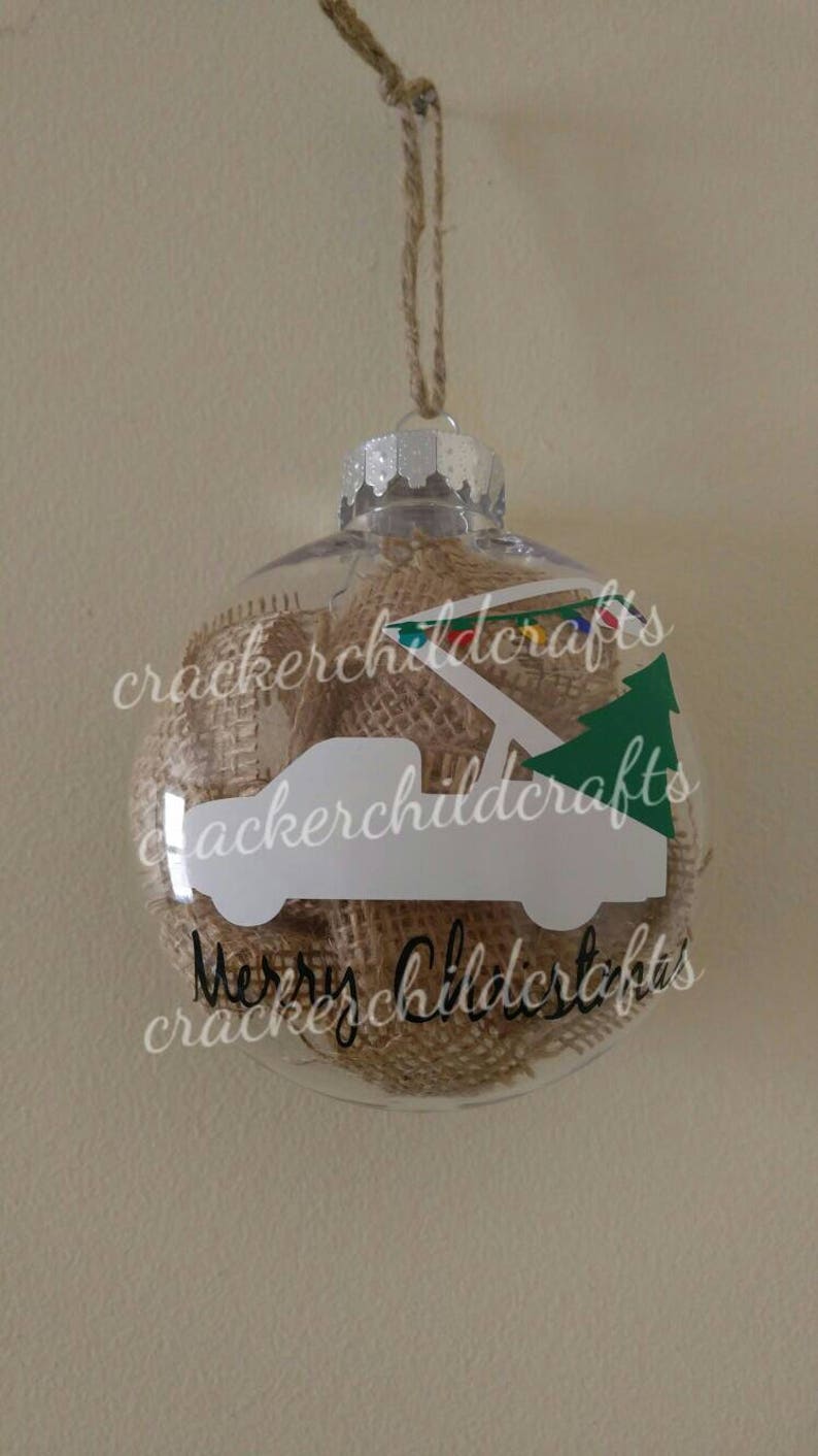 Merry Christmas Bucket Truck Ornamentbucket Trucklineman Etsy