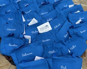 Monogrammed Insulated Lunch Tote, Personalized Polyester Lunch Bag