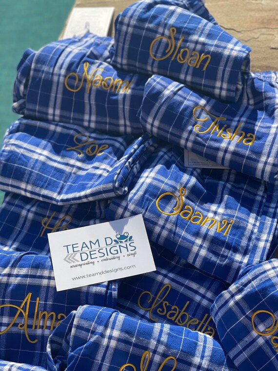 FREE Monogrammed Fast Ship Plaid Pj Pant unisex Flannel Cottonl Plaid Pajama Pants plaid PJ Pants in Many Colors adult Sizes Xsmall 4xl Etsy UK