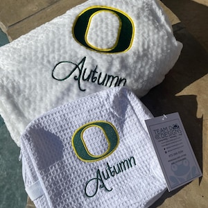Personalized Plush College Blanket, Custom Graduation Gift image 2