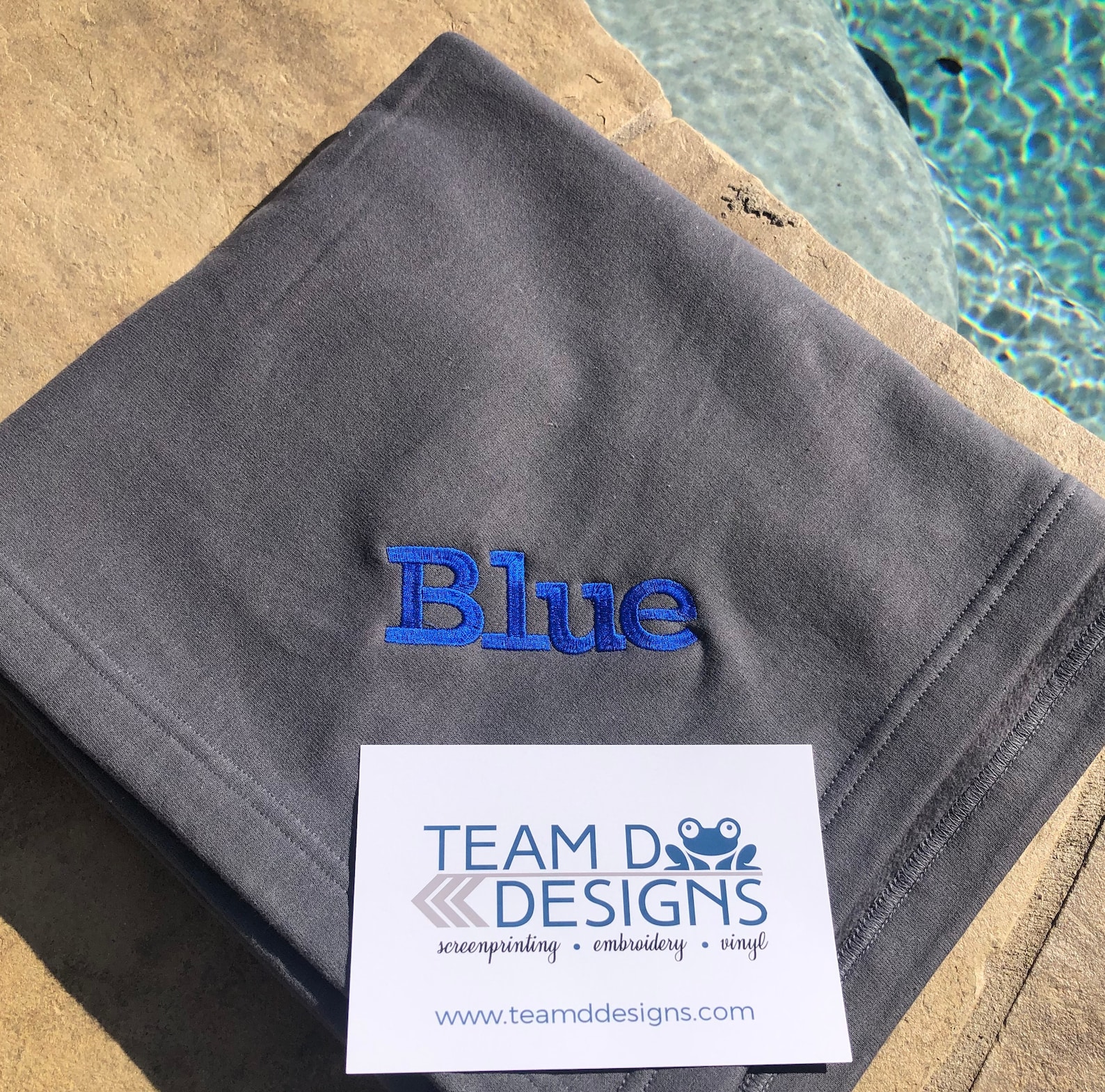 Monogrammed Large Sweatshirt Blanket in Many Colors/ Etsy