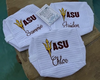 Custom College Logo Cosmetic Bag, Personalized Graduation Gift