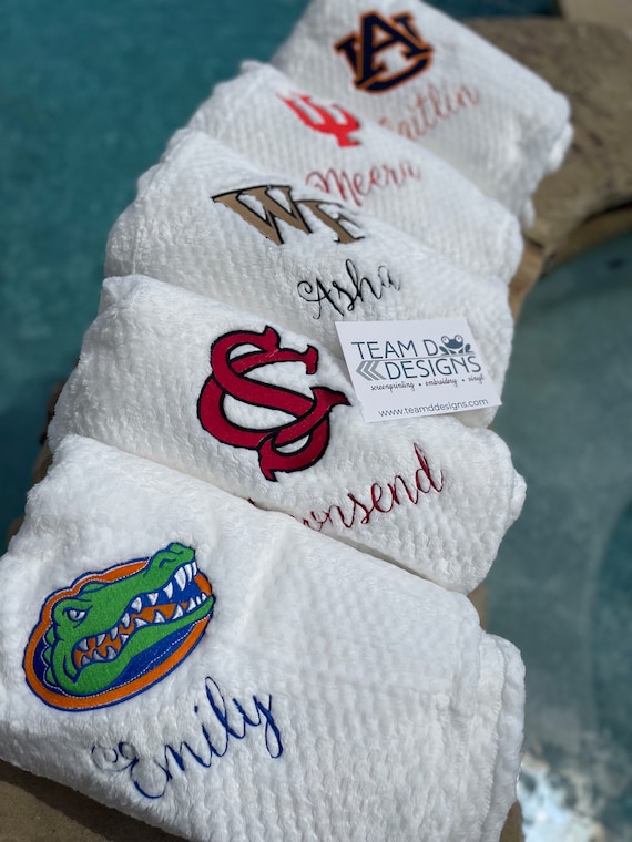 Personalized Plush College Blanket: Embroidered Logo & Name, Grad Gift