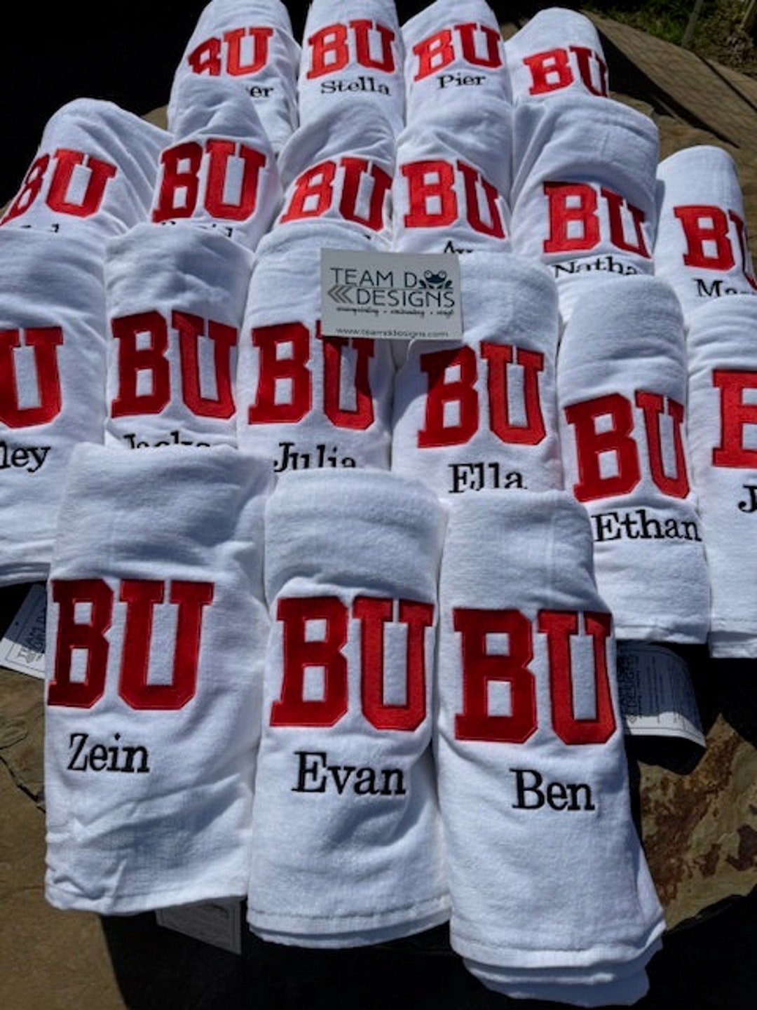 Custom Personalized Embroidered Beach Towel/ Grad Gift/ Custom Towel